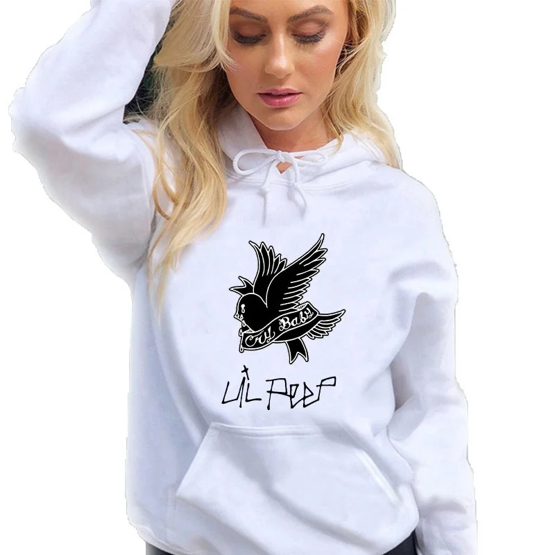 

2023 New Fashion Unisex Lil. P-Peeps Pocket Hoodies Love Hood Hoodies Hip Pop Man Clothes Tracksuit Streetwear