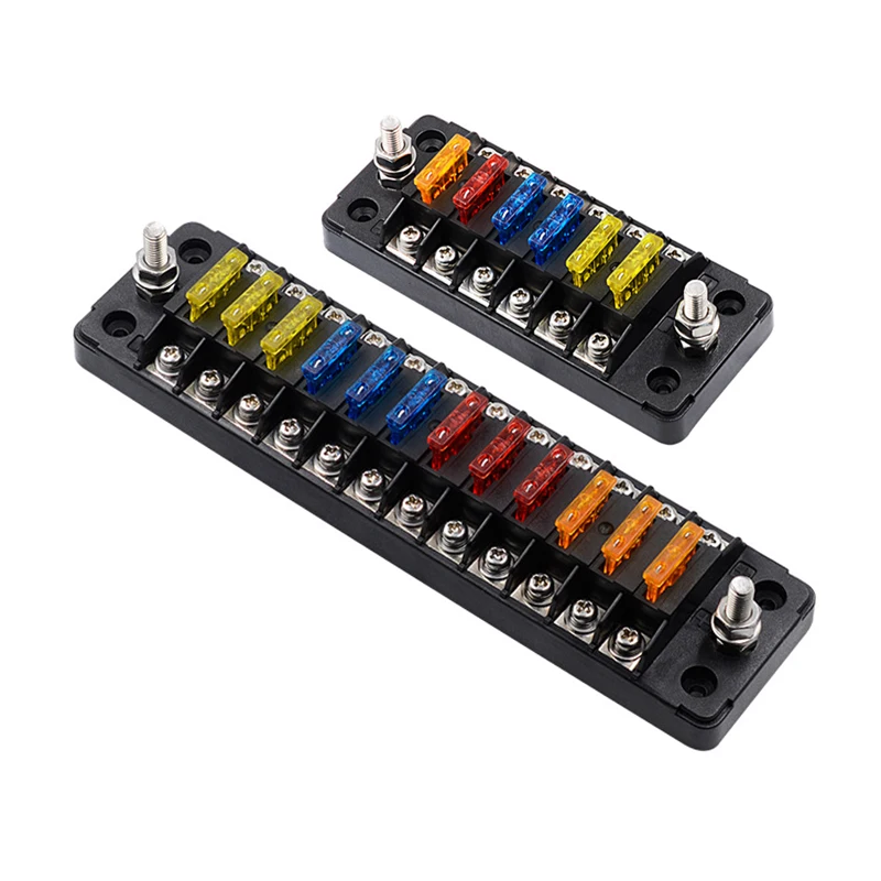 Fuse Box Holder 32V 75A Flame Retardant 12 Ways 6 Ways for Auto Car Marine Trike