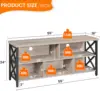 4 Pieces Living Room Table Sets - Includes TV Stand with Storage for 65 in TV, Lift-top Coffee Table with Baskets 3