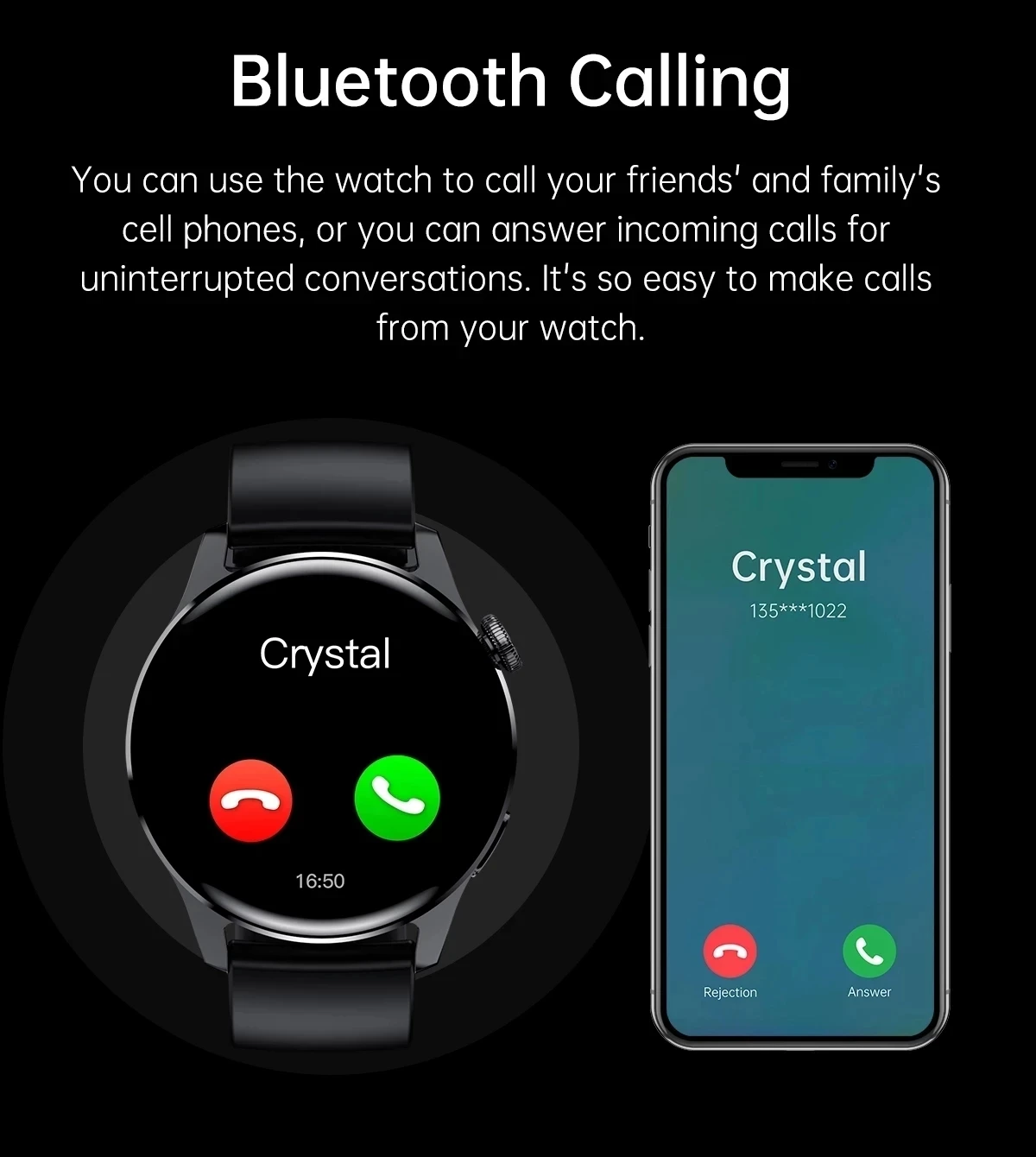 2022 New For HUAWEI Smart Watch Men Waterproof Sport Fitness Tracker Multifunction Bluetooth Call Smartwatch Man For ȵ̵ IOS
