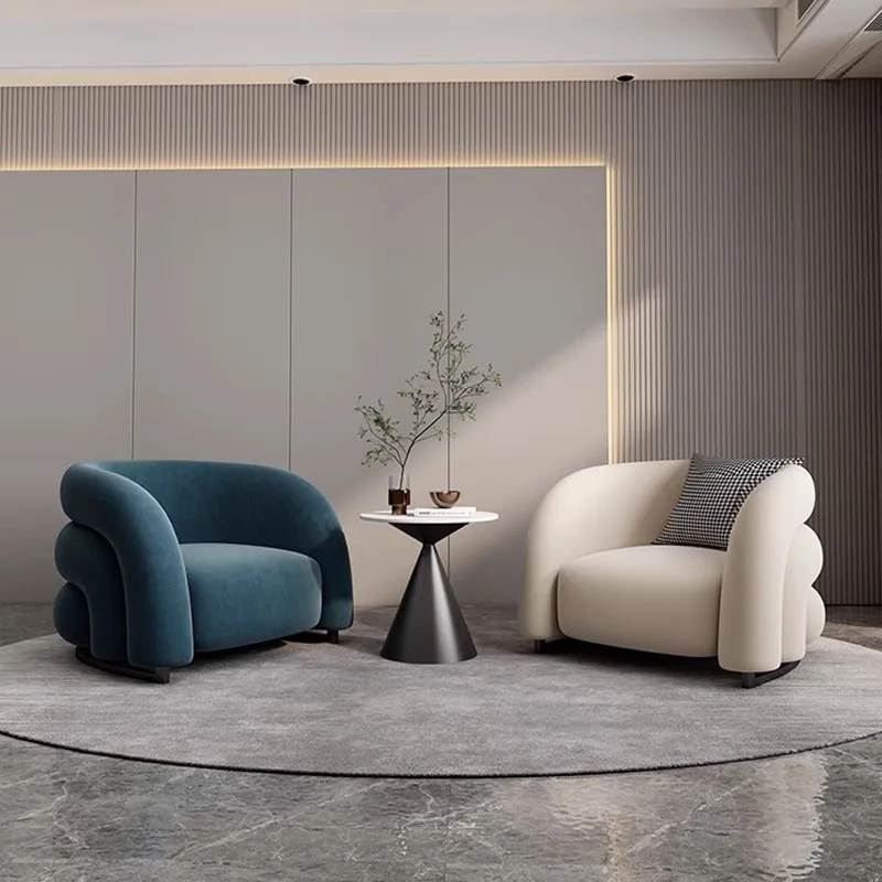 

Lumbar Support Design Living Room Chairs Bedroom Nordic Lazy Lounge Chair Sofa Single Muebles Para El Hogar Home Furniture
