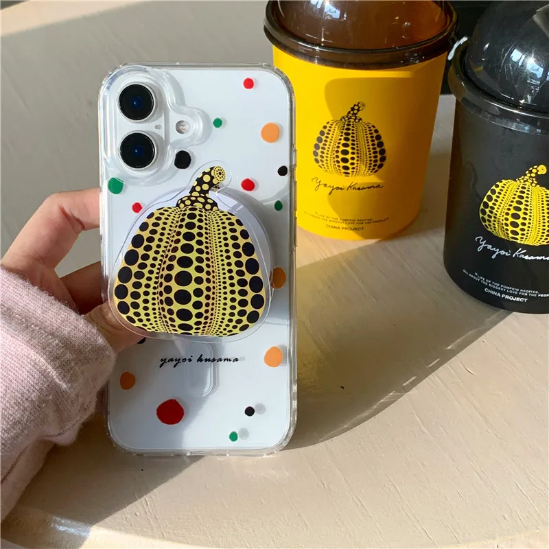 Japan Yayoi Kusama Art pumpkin Phone Case For iPhone 11 12