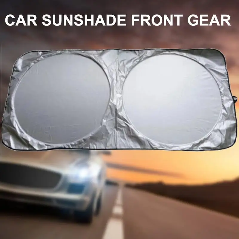Car Eyes Heated Windshield Sunshade Car Window Windscreen Cover Sun Shade Auto Sun Visor Car-covers Solar Protection Sunshad