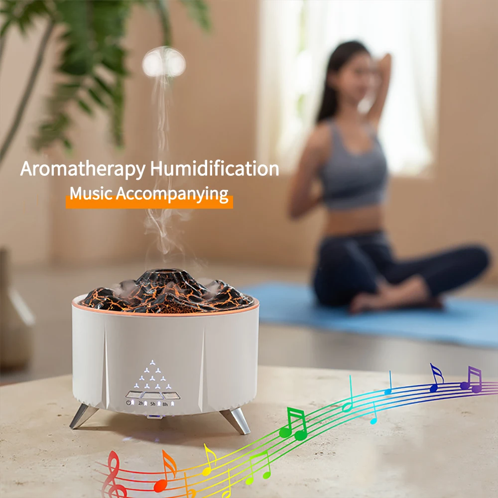 Volcano Lava Air Humidifier Aromatherapy Essential Oils Diffuser