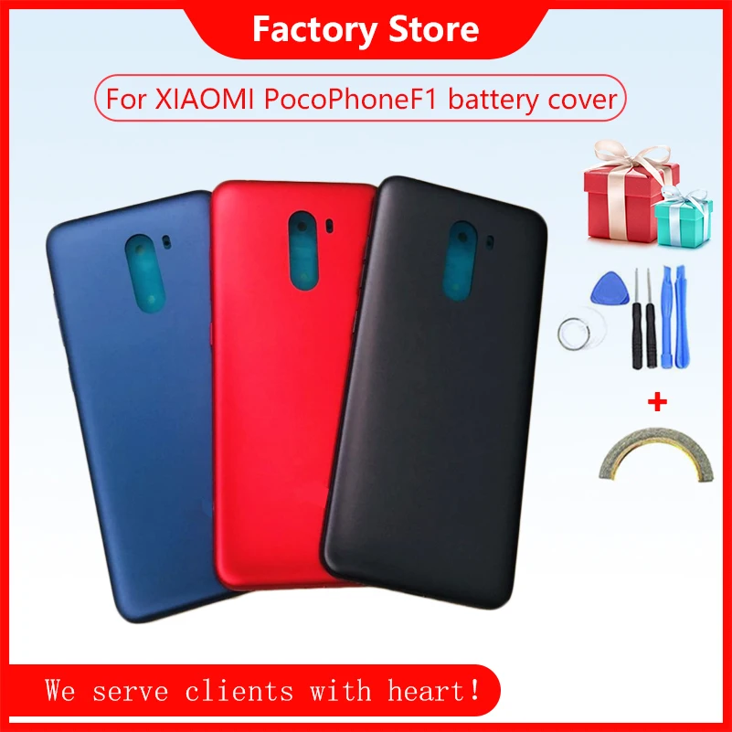 Old Poco F1 Back Panel Red Battery Back Cover For Xiaomi Pocophone - Main Image