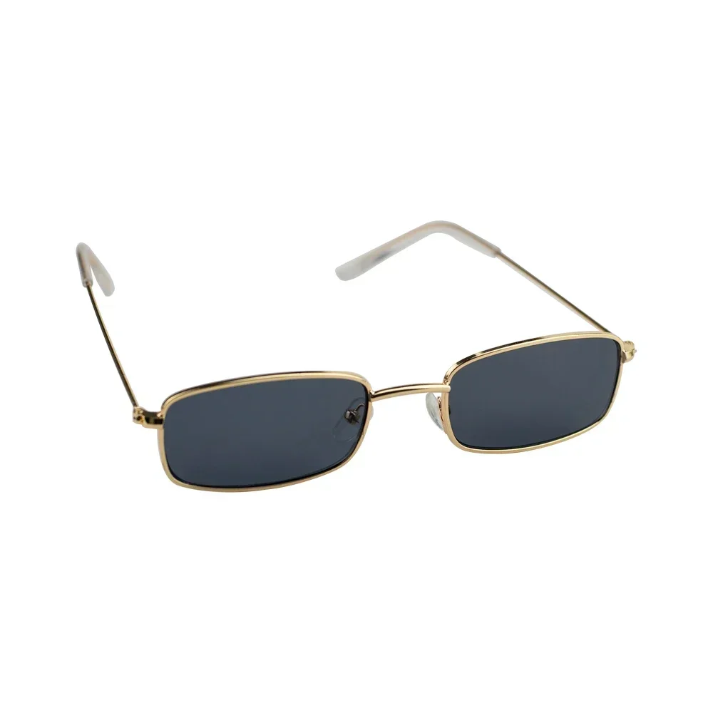 Candy Color Rectangle Sunglasses Retro Small Oval Women Glasses Brand Shades Metal Frame Korean Fashion Eyewear