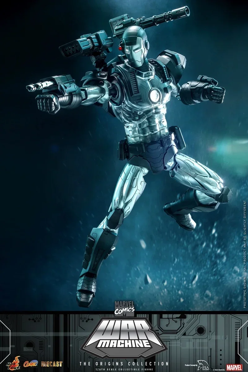 

Ht Hottoys 1/6 Cms013 Marvel Iron Man Comics Founder War Machine Alloy Die Casting Action Figure Collection Model Toy Gifts