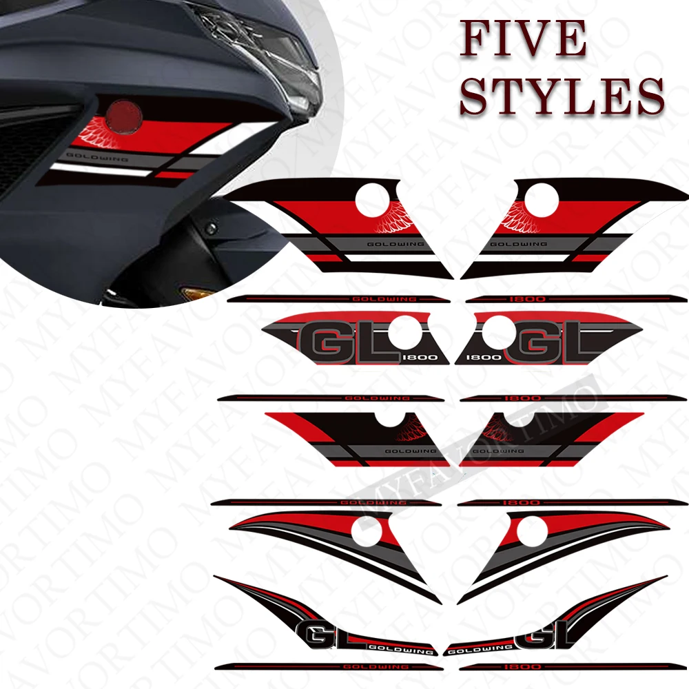 2018 - 2022 2023 Motorcycle For Honda Goldwing GL1800 F6B Tank Pad Protector Stickers Body Fender Shell Decals GL 1800 2024