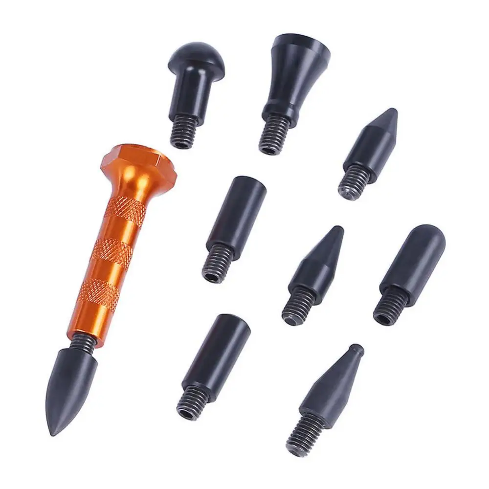 

Hot Sale 10Pcs Paintless Dent Removal Repair Tools 9 Heads Tap Down Pen Set Accessory