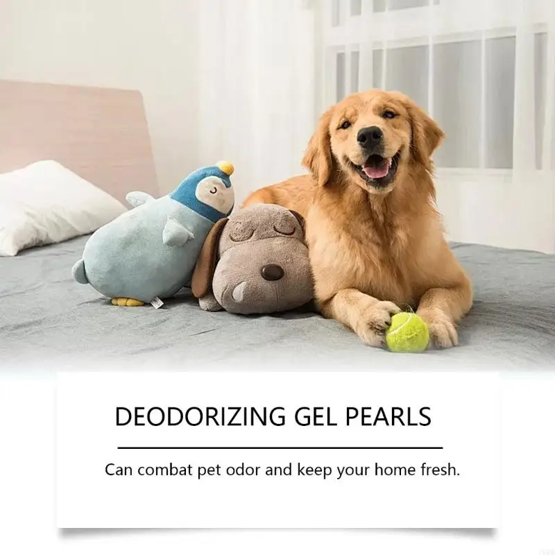 J6BB Refreshing Gel Beads Natural Ingredient For Pet Friendly Home Deodorizing Gel