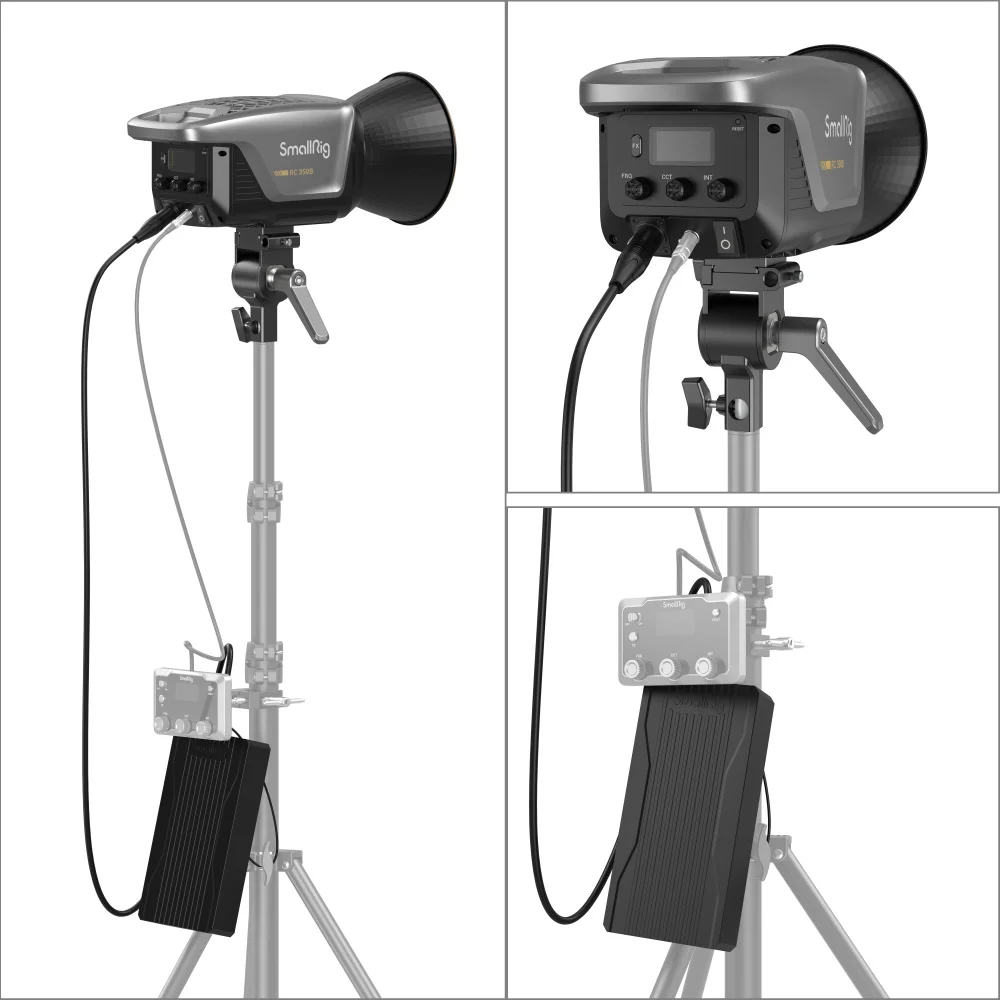 SmallRig-RC 450D RC 450B 500W COB LED 비디오 조명, 2 색 Led 조명, 2700K-6500K 앱 제어, 사진 라이브 스트리밍용