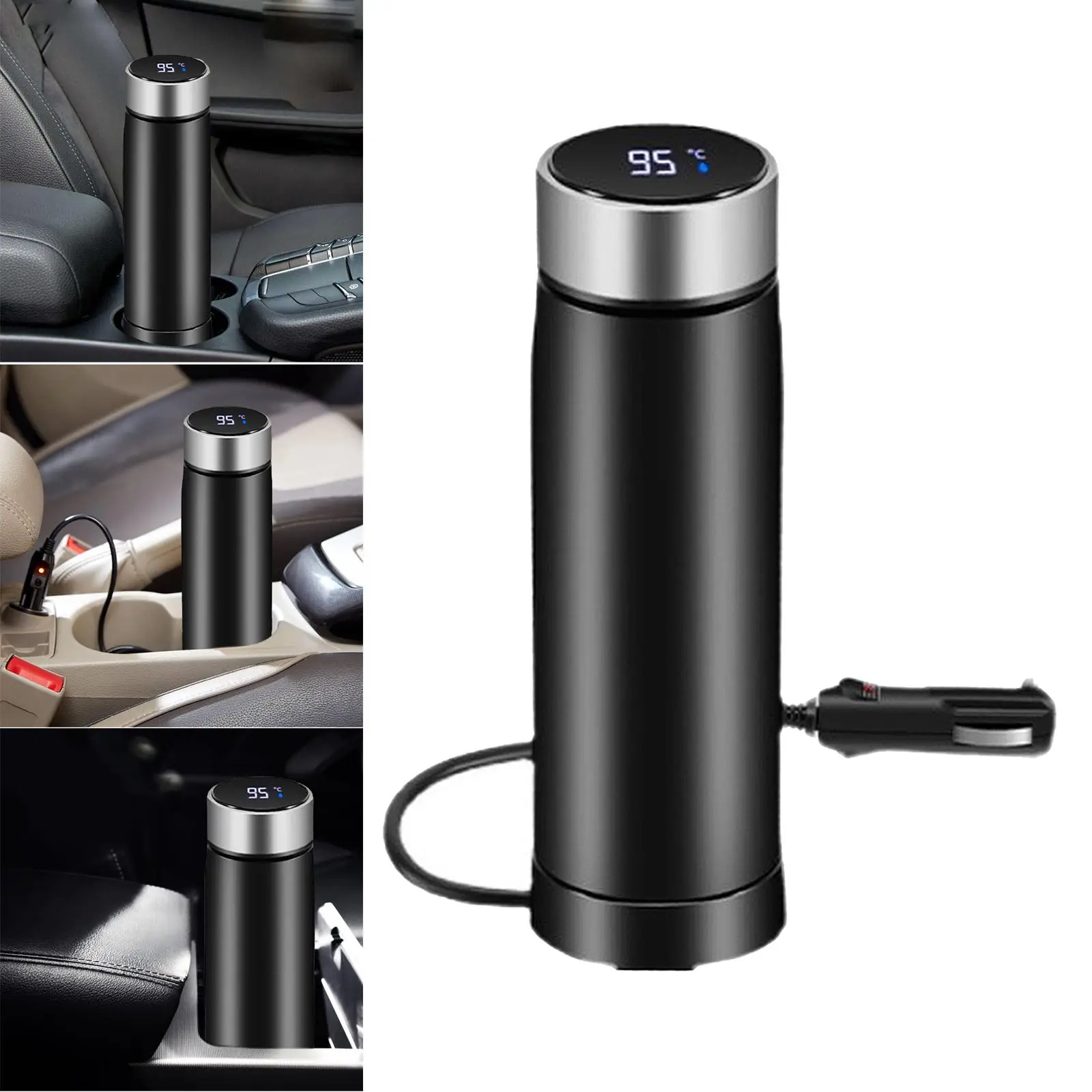 Smart Cup Car Electrionic Coffee pot tumbler Warmer For vehicles