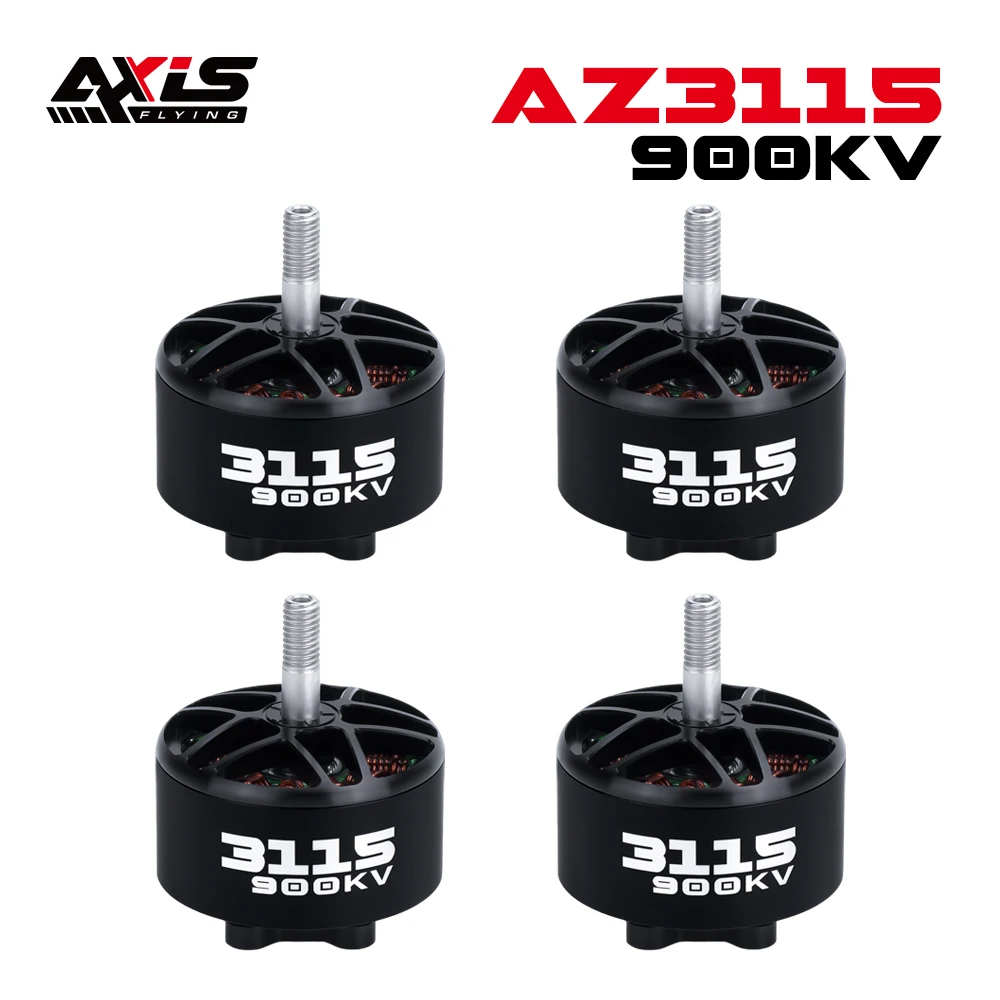 Brushless Motor AxisFlying AZ3115 900KV 3-6S Brushless FPV Motor for 9-10 inch FPV RC Drone Freestyle Quadcopter Diy parts