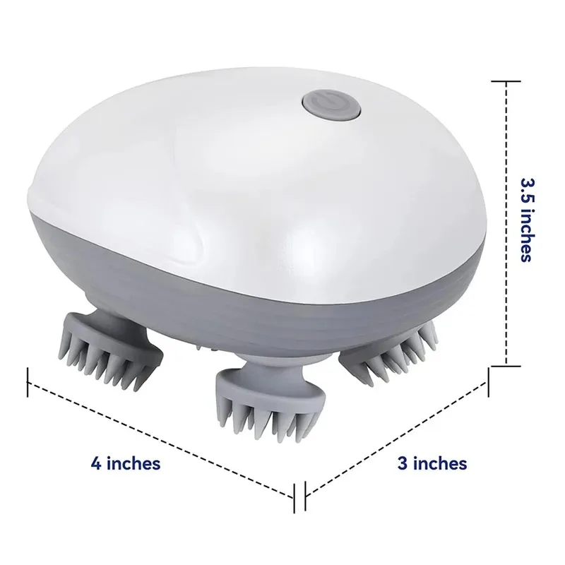 Elektrisches Kopfhaut-Kopfmassagegerät, Katzenmassagegerät, Therapie, Antistress, Entspannung, Körpermassage, Entfernung von Muskelverspannungen, Müde, Massageador-Werkzeug