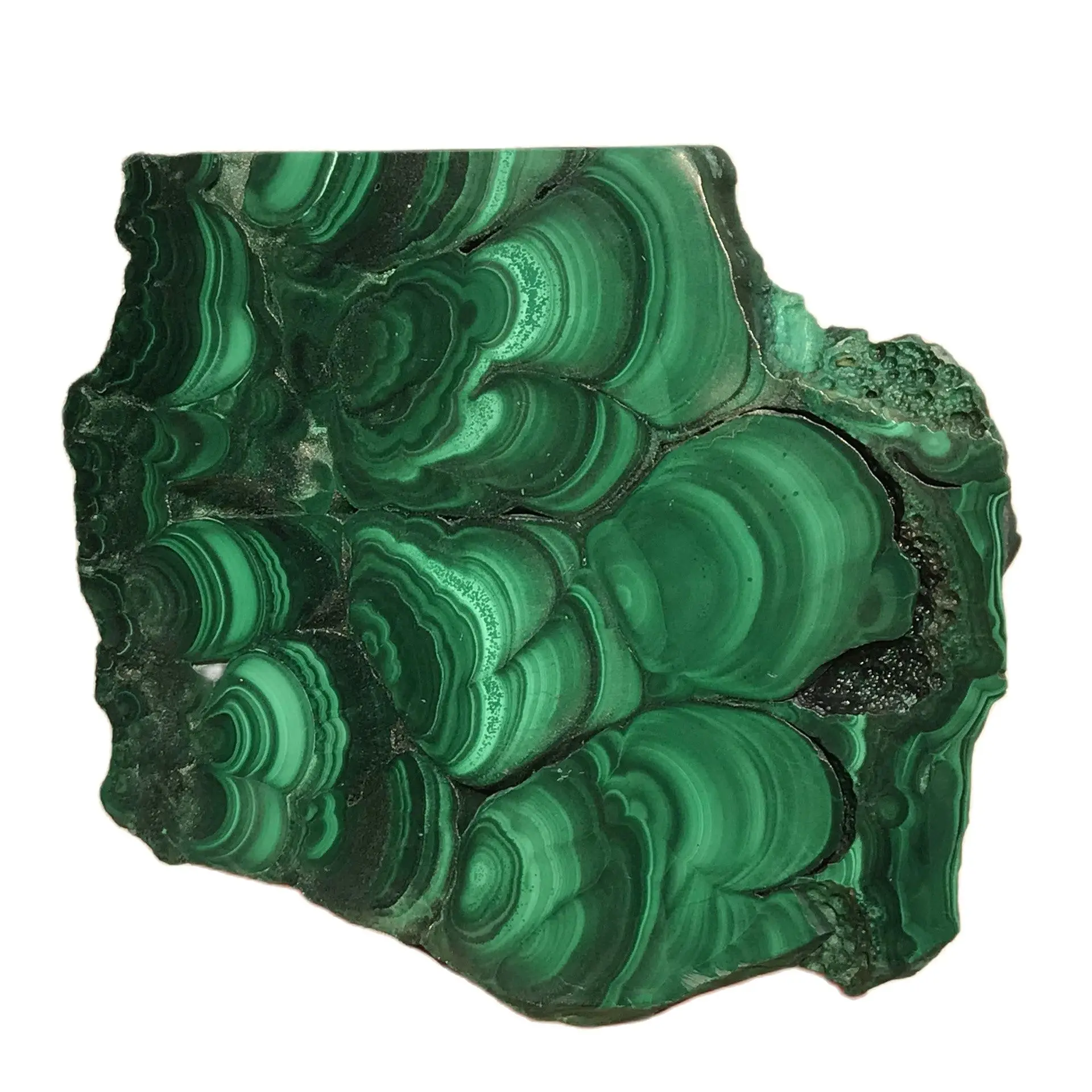 

Natural Green malachite Grinding of Crystal Raw Stone Plate Chakras Healing Stone Scrying Fengshui Home Office Decor Crafts