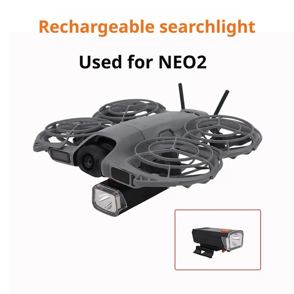 Lumière de vol pour DJI Neo 2 – Rechargeable USB-C, 3 modes