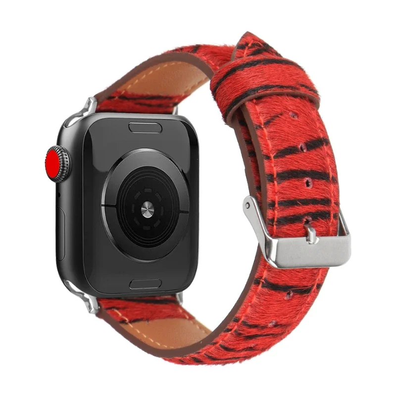 Leather leopard print Strap For Apple watch 45mm 41mm 44mm 42mm 40mm 38mm Women Bracelet Band iWatch Series 8 7 6 5 4 SE Correa