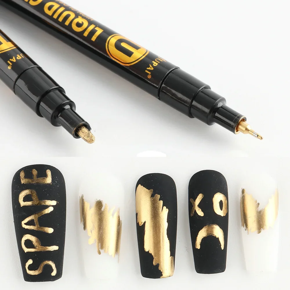 Graffiti Pen Gold Nail Pen Nail Art Graffiti Pen Acrylic Quick