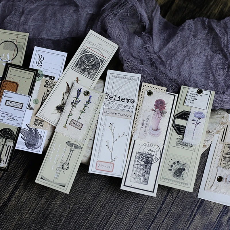 Scrapbooking 미적 서예 식물 꽃 디자인 패브릭 카드 정크 저널 장식을위한 전송 스티커에 레트로 문지름