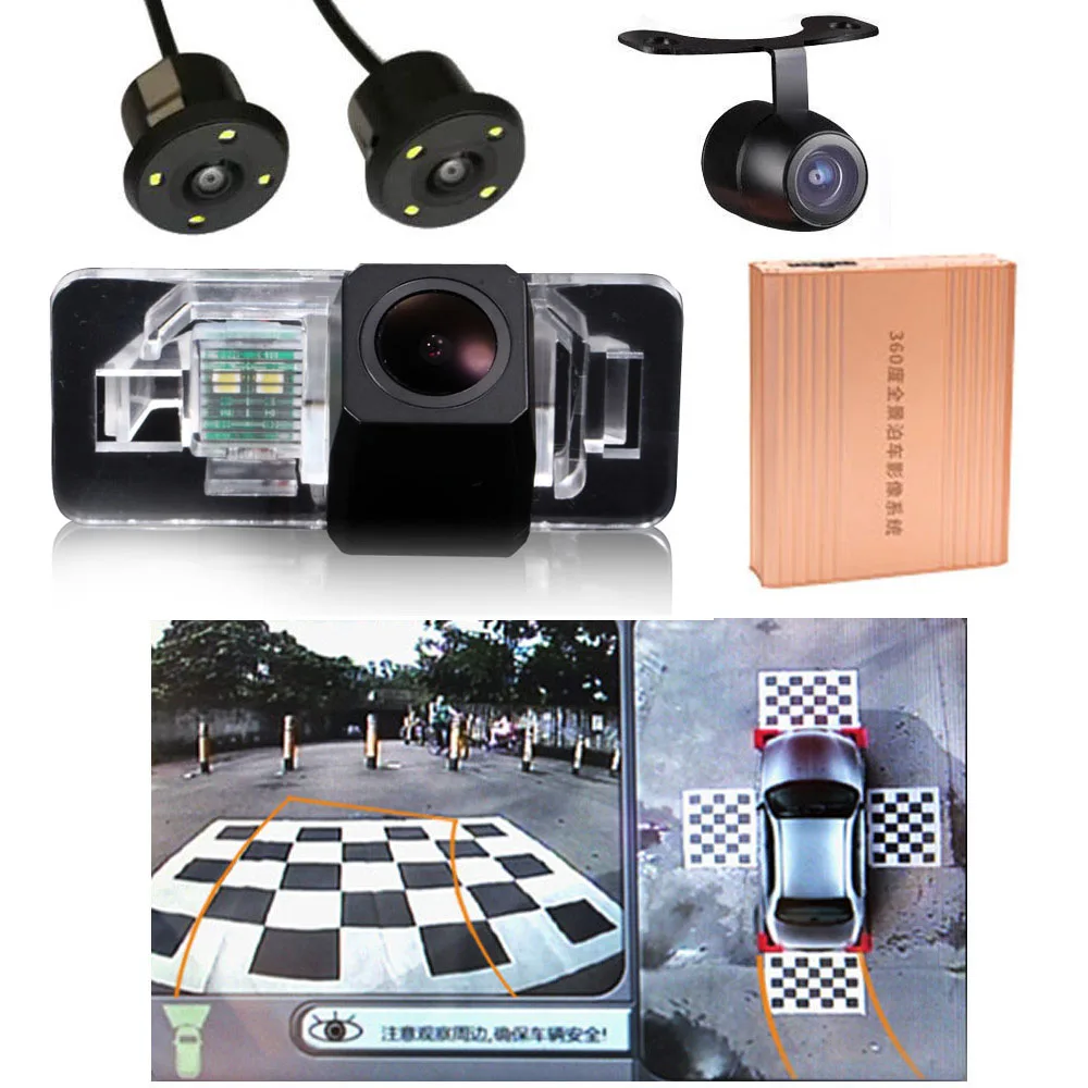 

Панорамная система с панорамным обзором на 360 °, 4 камеры HD 1080P для BMW 3 серии M 3 E90 E91 E92 E93 E82 E88 E39 E60 523i E53 E70 E71