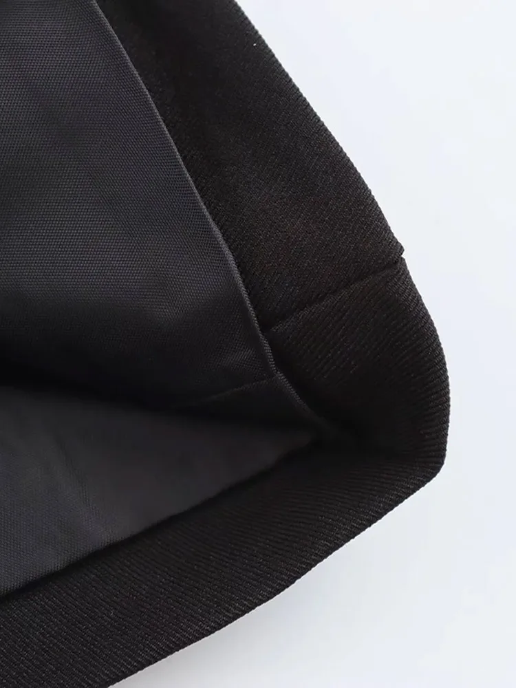 Retro Fashion Black Commute Professional Blazer Coats