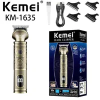 Kemei Professional Hair Clipper For Men Km-1635 Rechargeable Cordless Electric Razor Hair Beard Trimmer barber 1