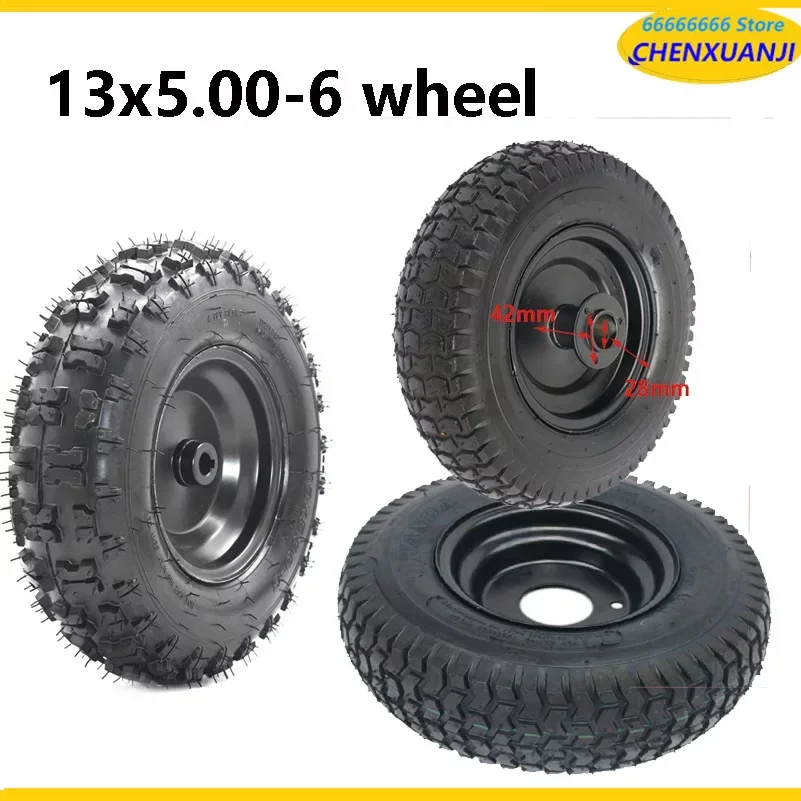 

6-дюймовые колеса 13x4,10-6 3,50/-6, вакуумные шины для ATV Kart Snow Sweeper Front и Rear колесная шина запчасти