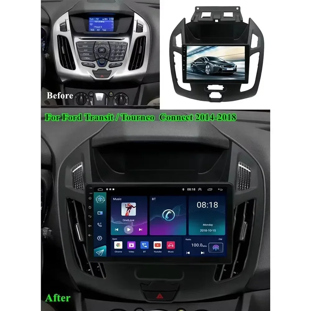 Android Car Stereo For Ford Transit With GPS WiFi Bluetooth