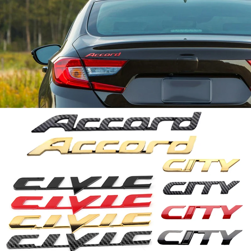 Значок на багажник автомобиля из АБС-пластика наклейки для Honda Accord Civic городская