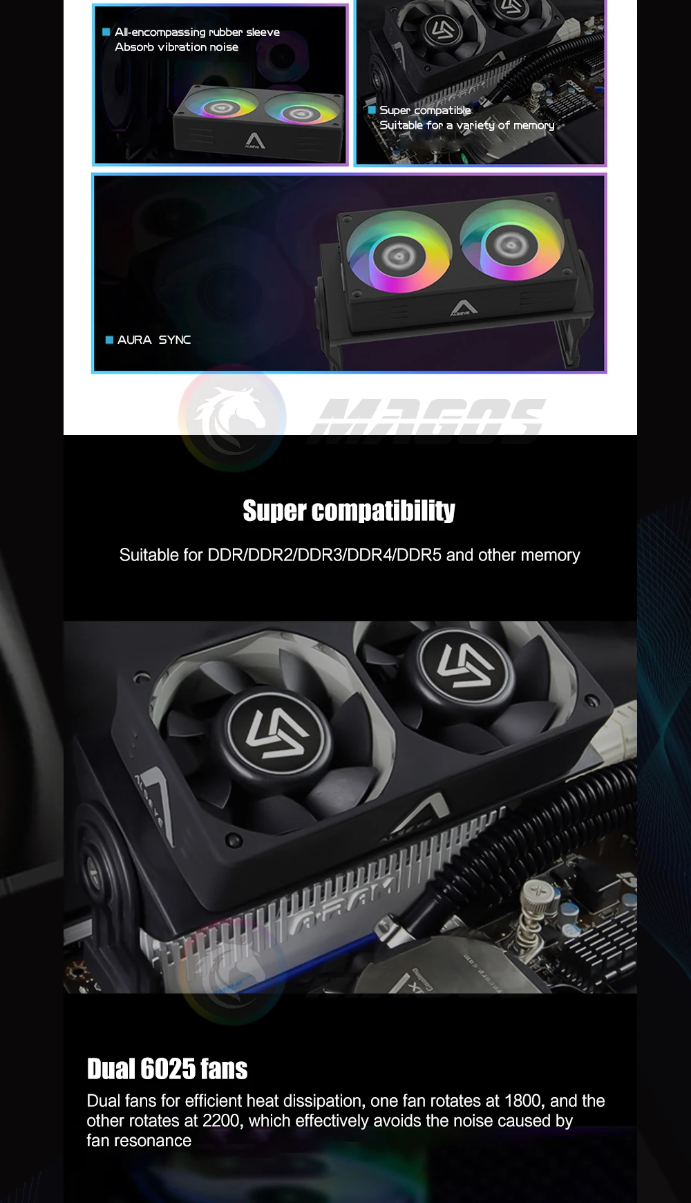 overclocking, controle de temperatura, ventiladores duplos para