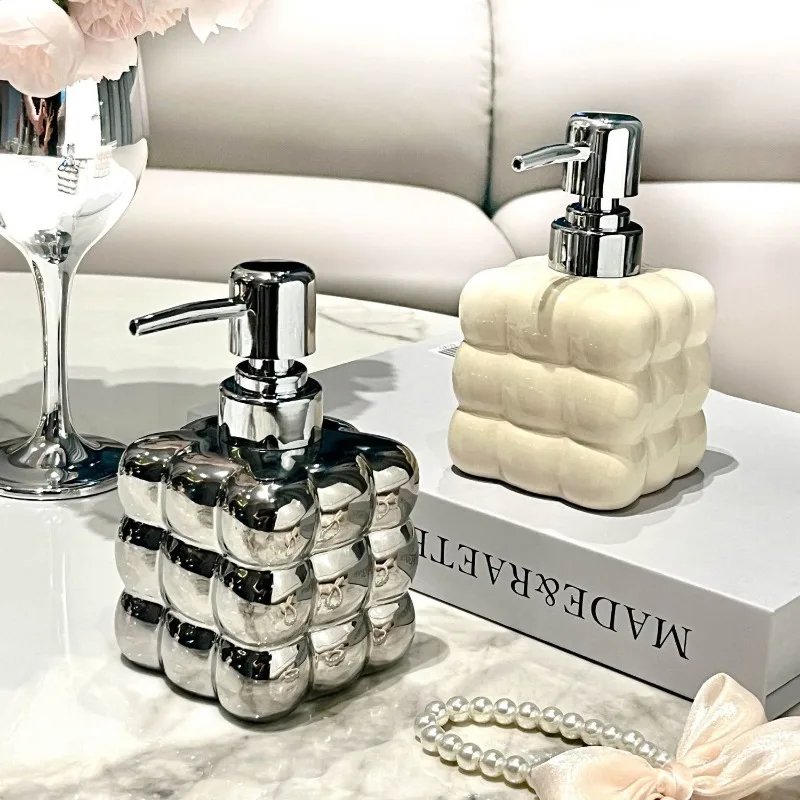 Deluxe Press Lotion Bottle Wash Station Accessori Per Il Bagno Dispenser Per Shampoo Contenitore Per Bottiglie Dispenser Di Sapone Home Decor Modern
