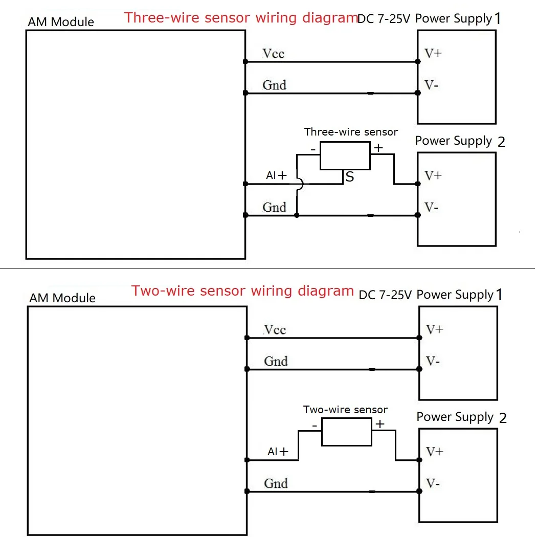 AMAIE08회로 보드 8채널 전압 ADC 수집기 모듈 - RS485 MODBUS RTU