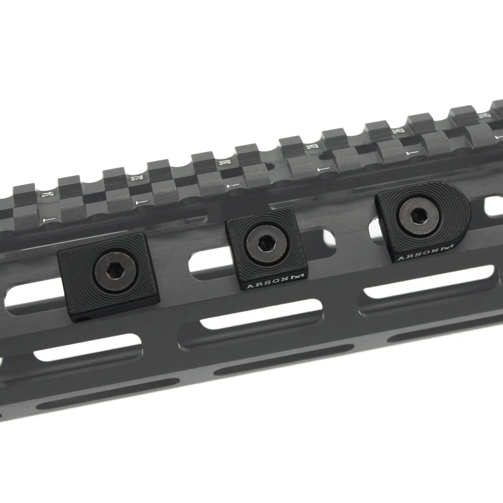 3pcs/Set M-LOK Wire Guide System Cable Management Rail Cover Picatinny Rail Handguard Wire Guide Tail Fixed