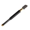 TC-90 Glass Cutter Diamond Cutter Head Steel Blade Straight Cutting Self-oiling 2-8mm Anti-skid Handle for Manual Tool Cutting 3
