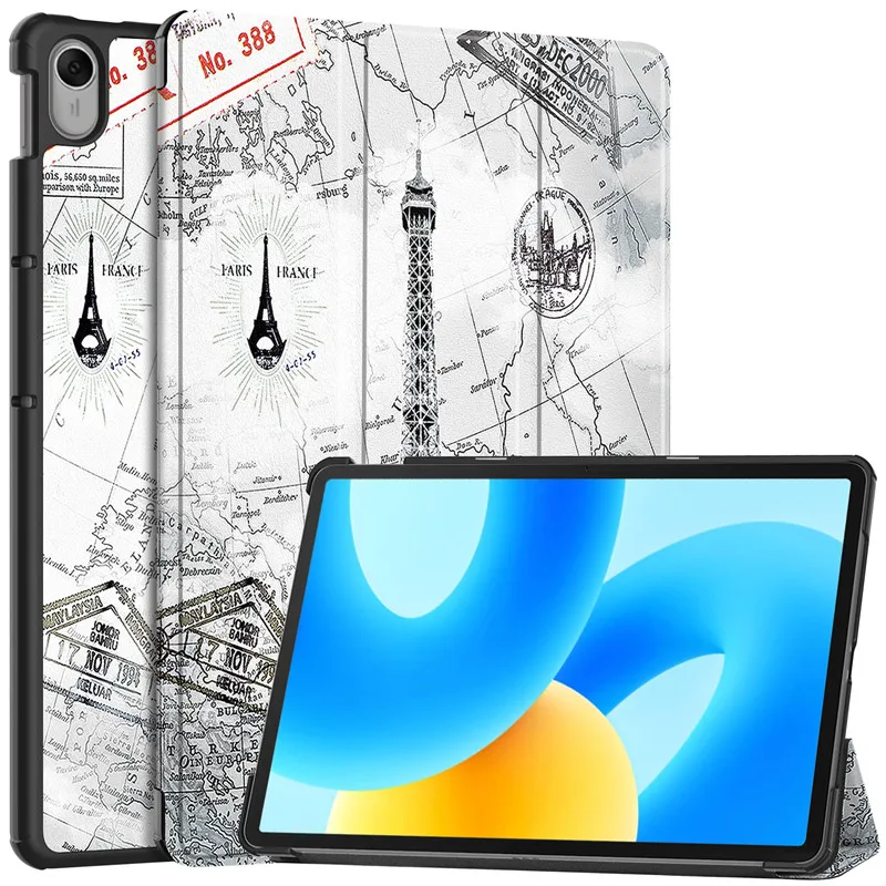tri-dobrável, capa para tablet, estojo, BTK-W09, 11.5, 11, 5, 2023
