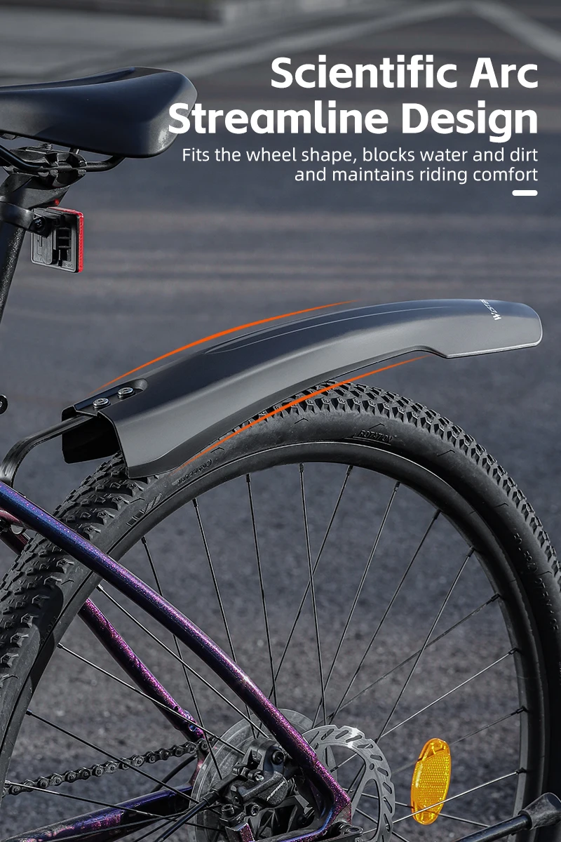 Description Picture 6 of itemWEST BIKING Widen Bicycle Fender Durable Mountain Bike Fender For 26/27.5/29 Inch MTB Adjustable Fenders Set Cycling Protector