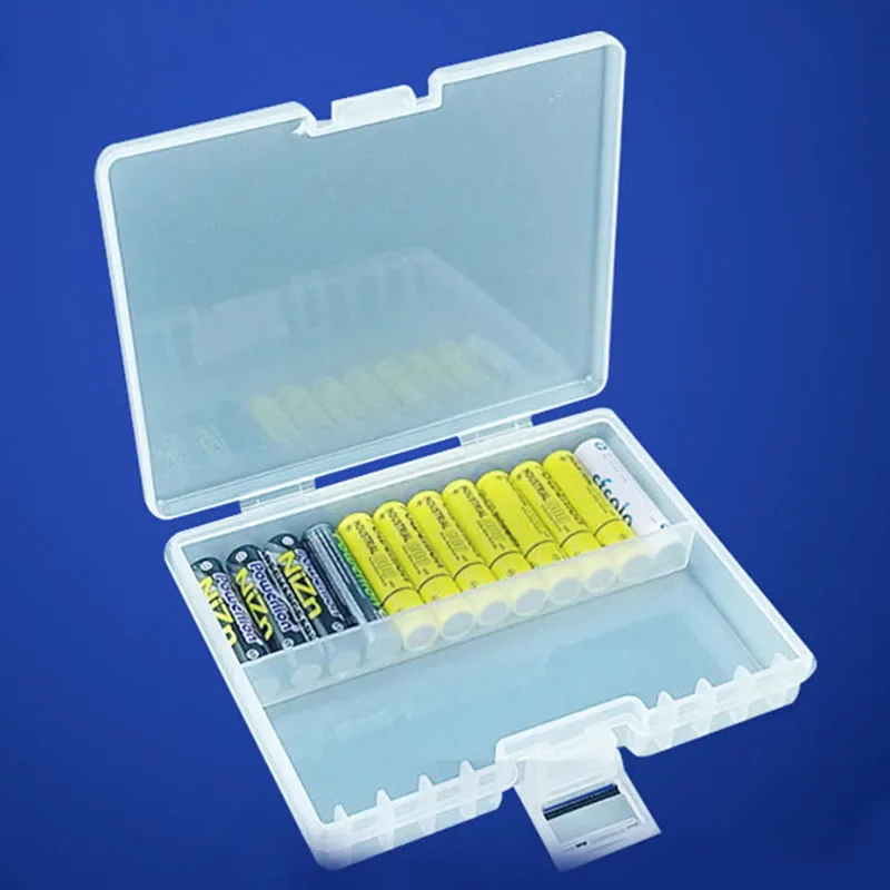 AAA Size Power Battery Storage Case Box Holder Leads With 2 Slots 48pcs AAA Size Power Battery Storage Case Box DIY Organizer