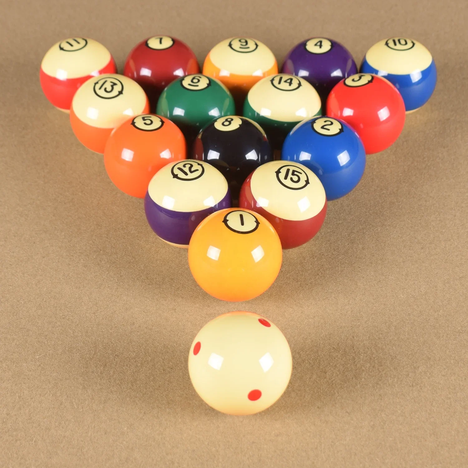 2-1/4 inch top quality billiard ball set