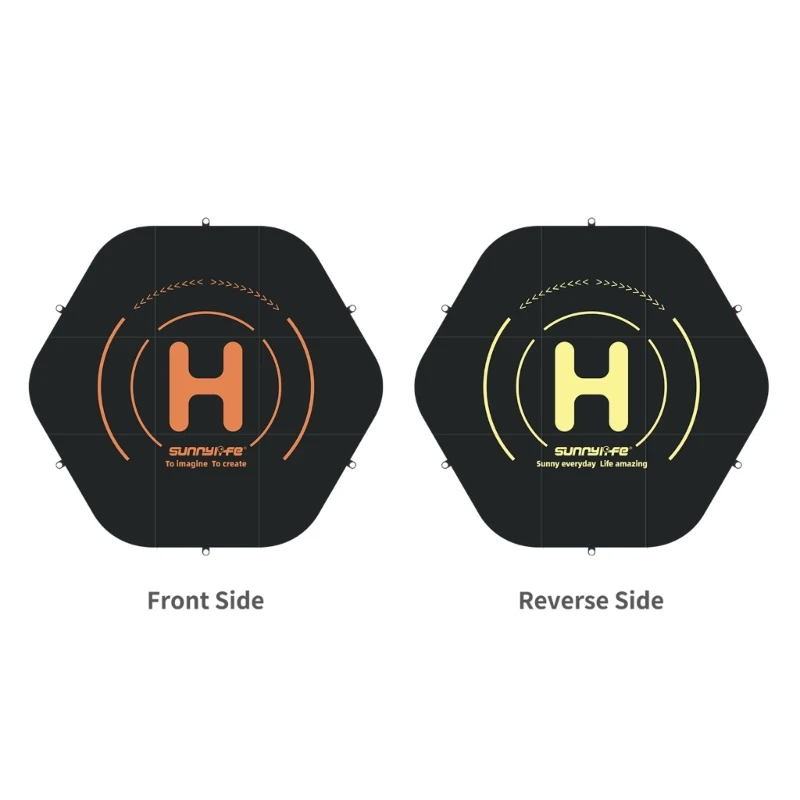 110cm Waterproof Landing Pad Foldable Parking Apron with Ground Nails & Organiser Bag for Mavic3 Pro/Matrice30 Series