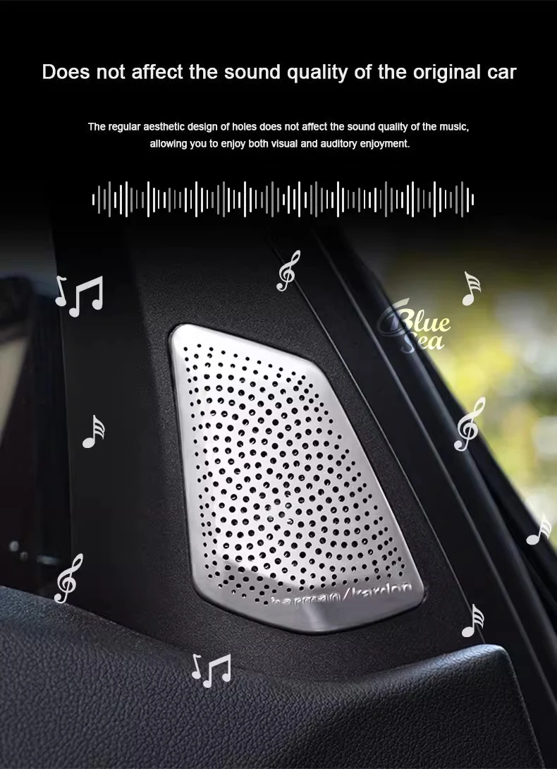 For BMW 3 Series G20 G21 G81 2020 2021 2022 2023,Front Rear Door A-pillar Horn Covers, Inner Handle Speaker Instrument Audio Lid