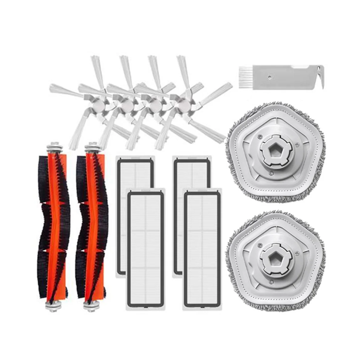 

Самоочищающийся робот-пылесос Xiaomi Dreame Bot W10 W10 Pro, основная боковая щетка, фильтр НЕРА, насадки для швабры