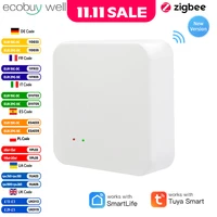 Tuya Zigbee 3.0 Gateway Hub Smart Home Wireless Bridge Smart Life APP Remote Control Automation Device Works with Alexa Google