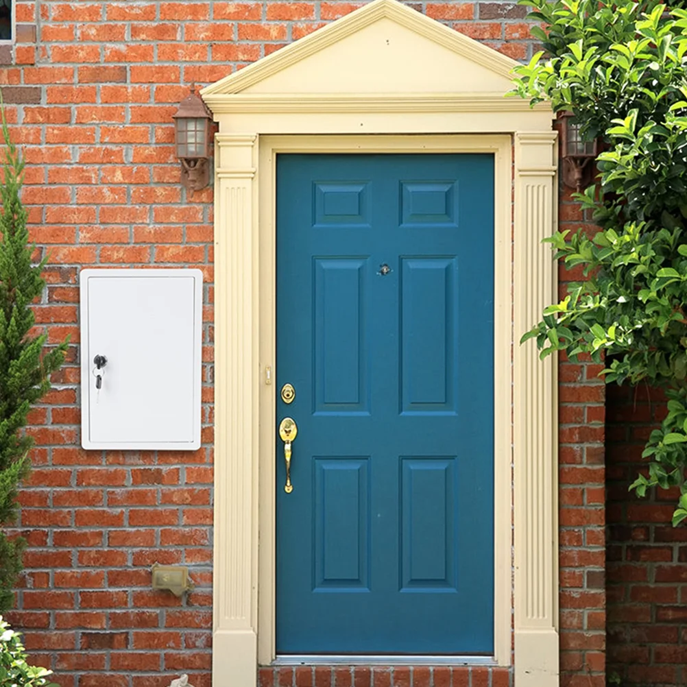 Wall Mount Milk Box Outdoor Delivery Plastic Lockable Milk Crate Case Tool Packaging Storage Container Home Mailbox Hanging Box