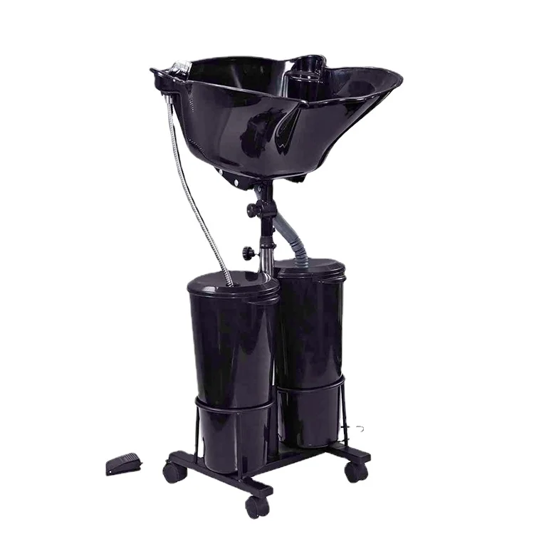 Portable Adjustable Hairdressing Washing Mobile Shampoo Chair Basin
