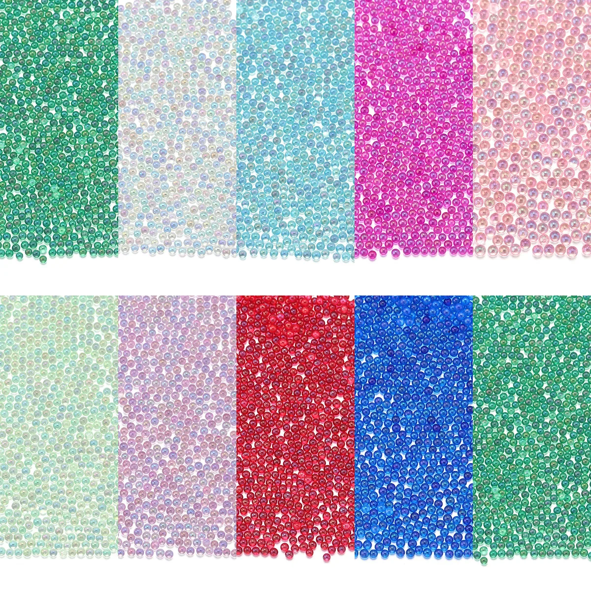 Vibrant 20g Colorful Mini Glass Beads for DIY Crafts & Jewelry Making