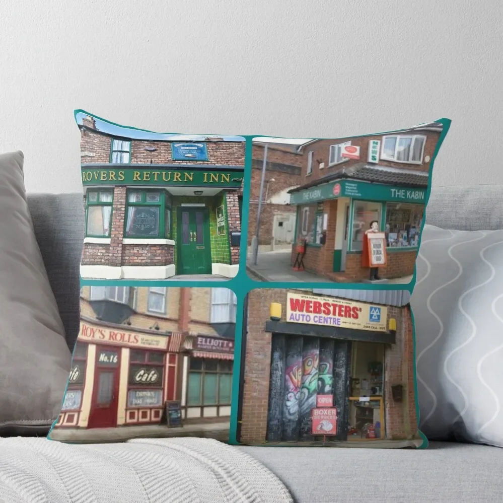 

Corrie iconic buildings Throw Pillow Pillowcases Cushion Covers Sofa Pillow Case