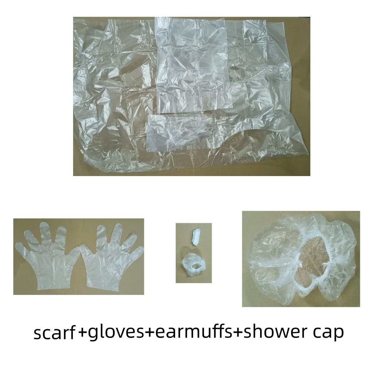 일회용 귀마개, 장갑, 스카프, 샤워캡, 염색약 도구 세트 (가정용, 미용실용)