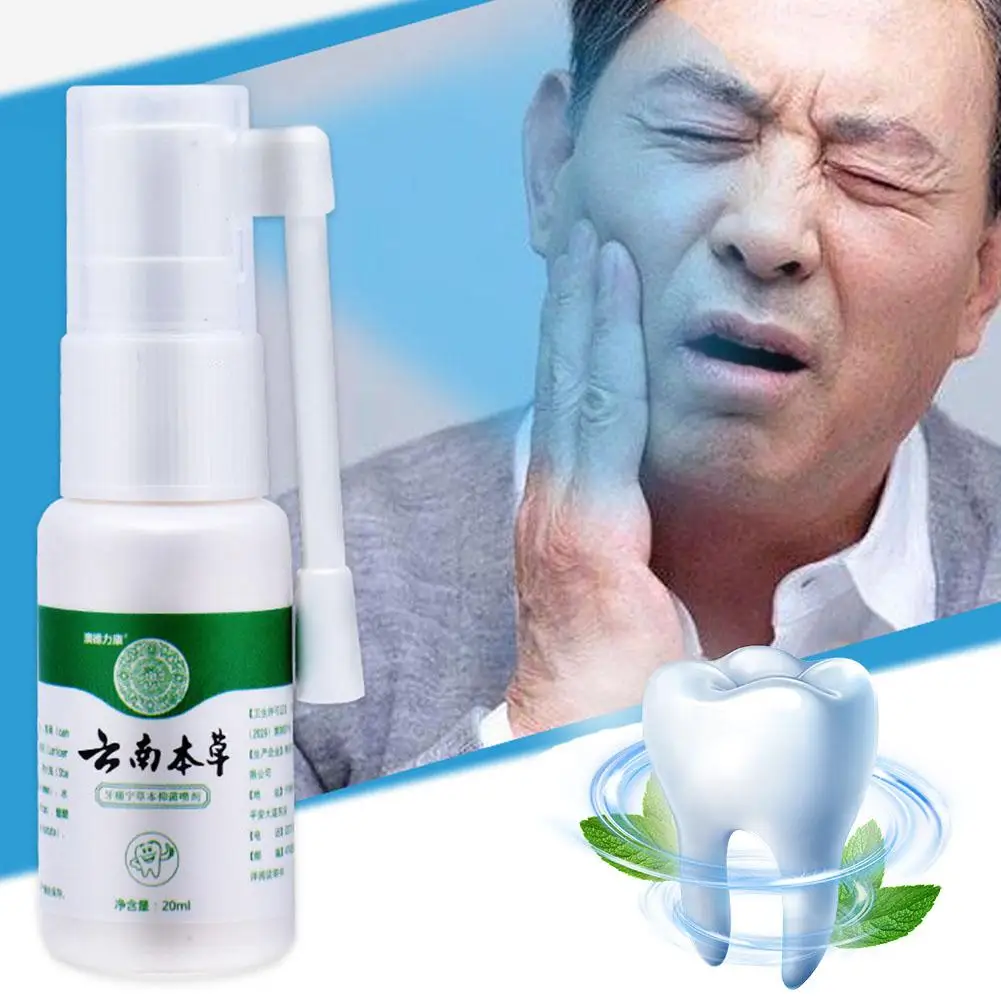 Teeth Health Product Tooth Pain Relief Treatment Spray Toothache Cure Teeth Dahurica Periodontitis Remover Decay Killer Medicine Cleaner Angelic I3N8