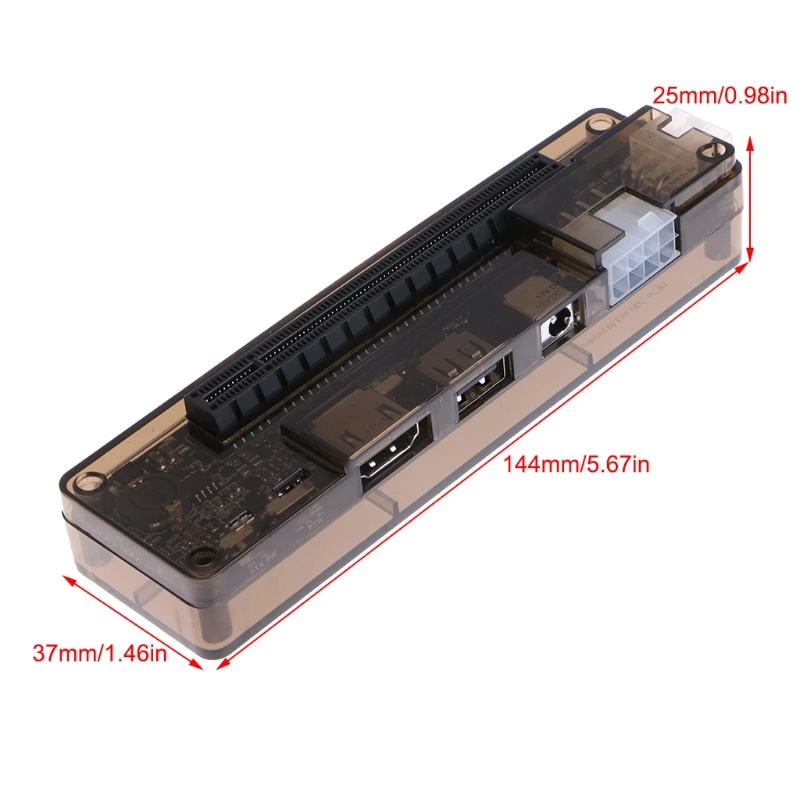 Laptop Externo Independente Expansão Placa de Vídeo Gráficos Doca Mini Pci-e Dropship - Imagem 4