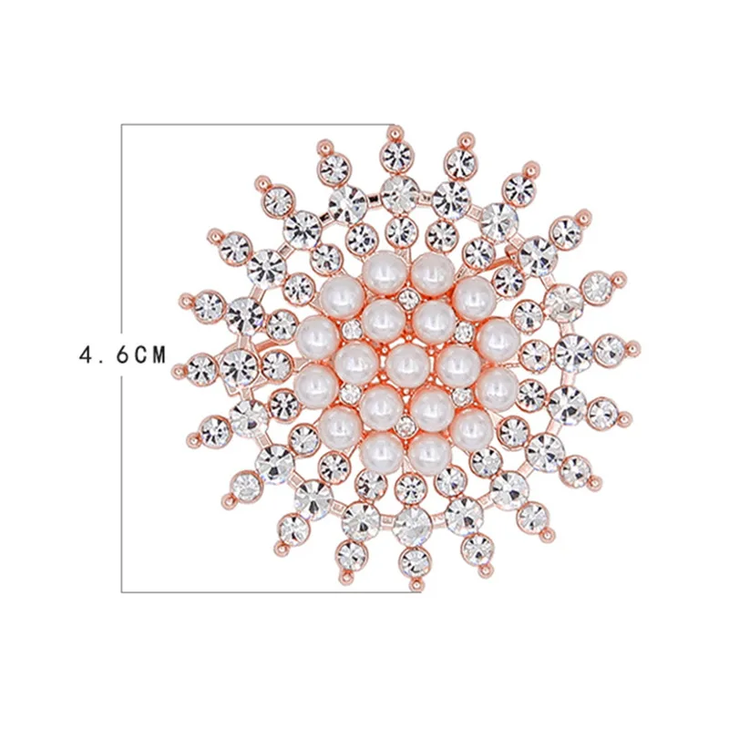 6 Spille Con Perle E Cristalli - Accessori Eleganti Per Maglioni, Sciarpe, Abiti Da Cerimonia - Foto 7